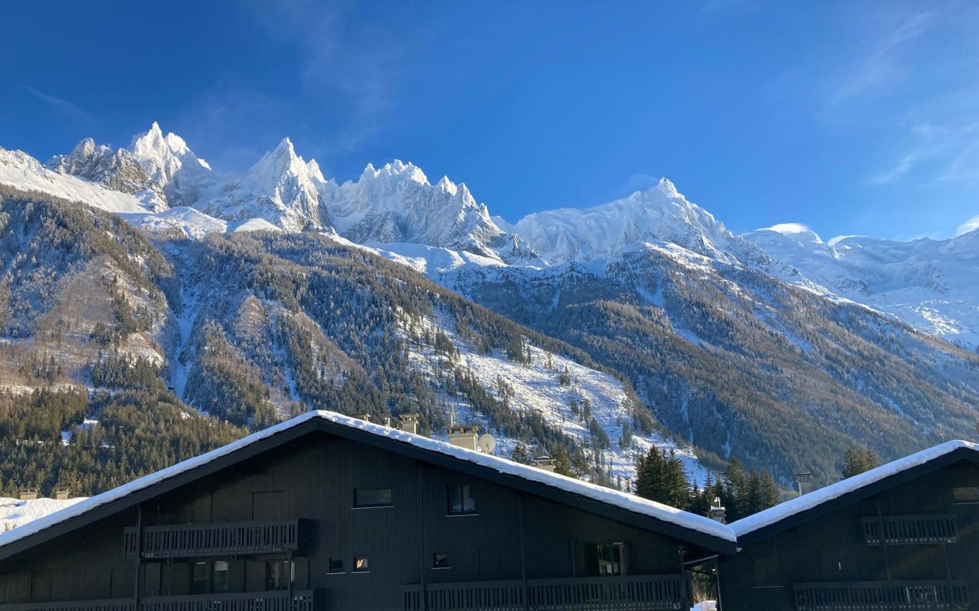 Chamonix Superbe Appartement Vue Mont Blanc 外观 照片